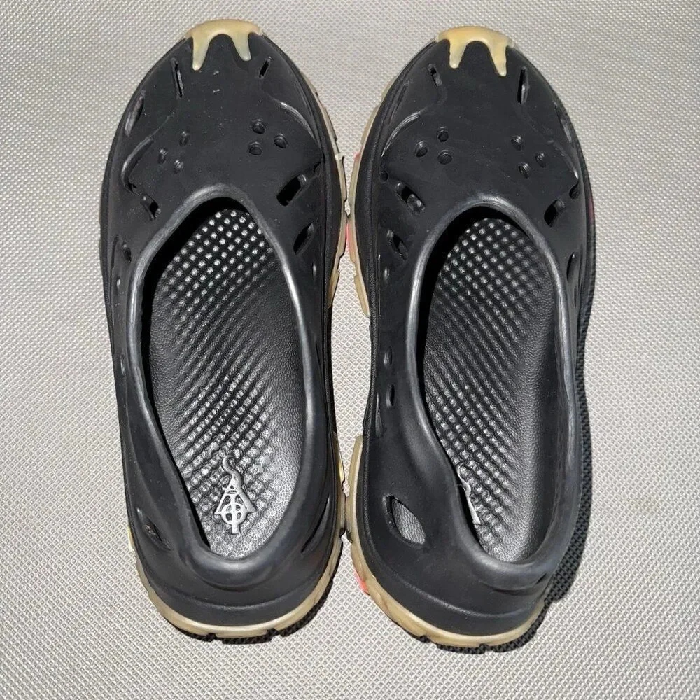 SIA Collective Evo Foam Black Tan Trainer Comfort Clog Shoe Men’s Size 8-9